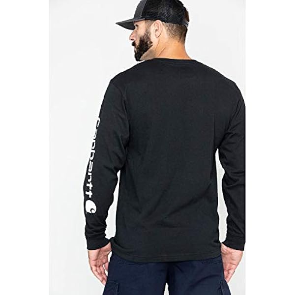 Carhartt Signature Logo Long-Sleeve T-Shirt Uomo